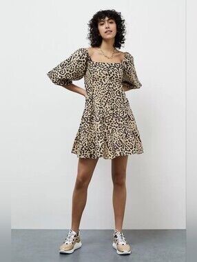 faithfull the brand dulcia mini dress FAITHFULL THE BRAND Dulcia Mini Dress in Jardin Floral Print medium 6